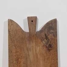 Pair of two wooden chopping or cutting boards, France circa 1850-1900