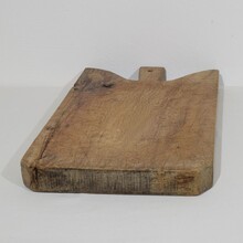 Pair of two wooden chopping or cutting boards, France circa 1850-1900