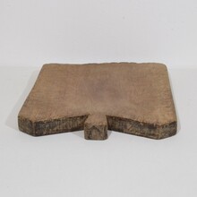 Pair of two wooden chopping or cutting boards, France circa 1850-1900