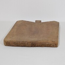 Pair of two wooden chopping or cutting boards, France circa 1850-1900