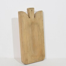 Pair of two rare wooden chopping or cutting boards, France circa 1850-1900