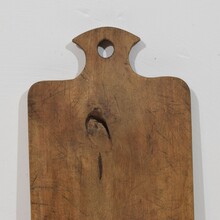 Pair of two rare wooden chopping or cutting boards, France circa 1850-1900