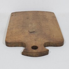 Pair of two rare wooden chopping or cutting boards, France circa 1850-1900