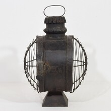 Rare metal lantern, France circa 1750-1800