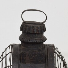 Rare metal lantern, France circa 1750-1800