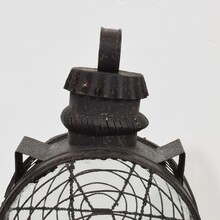 Rare metal lantern, France circa 1750-1800