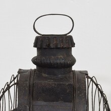 Rare metal lantern, France circa 1750-1800