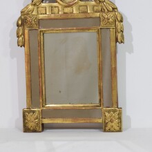 Small giltwood Louis XVI style mirror, France circa 1760-1850