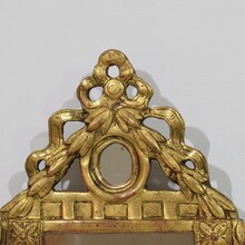 Small giltwood Louis XVI style mirror, France circa 1760-1850