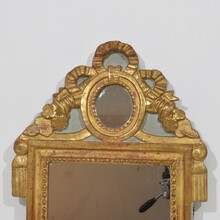 Small giltwood Louis XVI style mirror, France circa 1760-1790