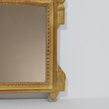 Small giltwood Louis XVI style mirror, France circa 1760-1790