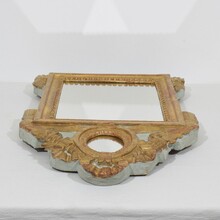 Small giltwood Louis XVI style mirror, France circa 1760-1790