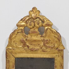 Small Louis XV giltwood mirror, France circa 1750