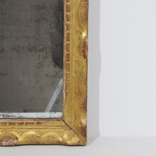 Small Louis XV giltwood mirror, France circa 1750