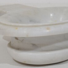 Small baroque marble holy water font or stoup, Italy circa 1750