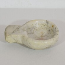 Small baroque marble holy water font or stoup, Italy circa 1750