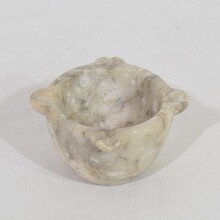 Small alabaster mortar, France circa 1750-1850