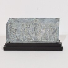 Small rare pewter neoclassical panel, France circa 1780