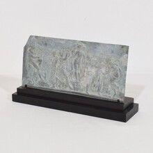 Small rare pewter neoclassical panel, France circa 1780