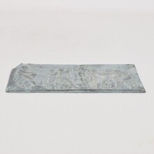 Small rare pewter neoclassical panel, France circa 1780