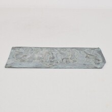 Small rare pewter neoclassical panel, France circa 1780