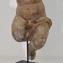 Hand carved wooden baroque angel, Spain circa 1750-1800