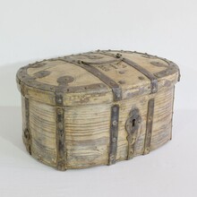 Bentwood travel box or chest, Sweden circa 1750-1850