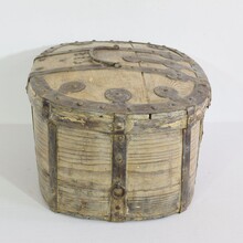 Bentwood travel box or chest, Sweden circa 1750-1850