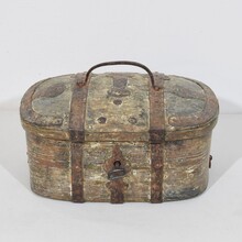 Bentwood travel box or chest, sweden circa 1750-1800