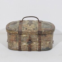 Bentwood travel box or chest, sweden circa 1750-1800