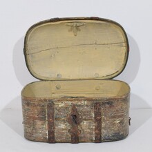 Bentwood travel box or chest, sweden circa 1750-1800