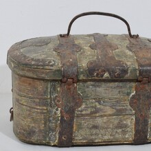 Bentwood travel box or chest, sweden circa 1750-1800